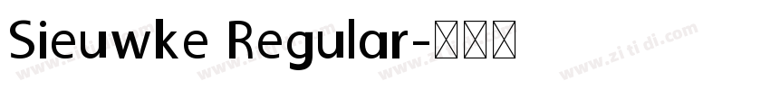 Sieuwke Regular字体转换